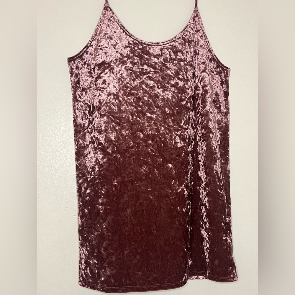 Forever 21 mini velvet pink dress